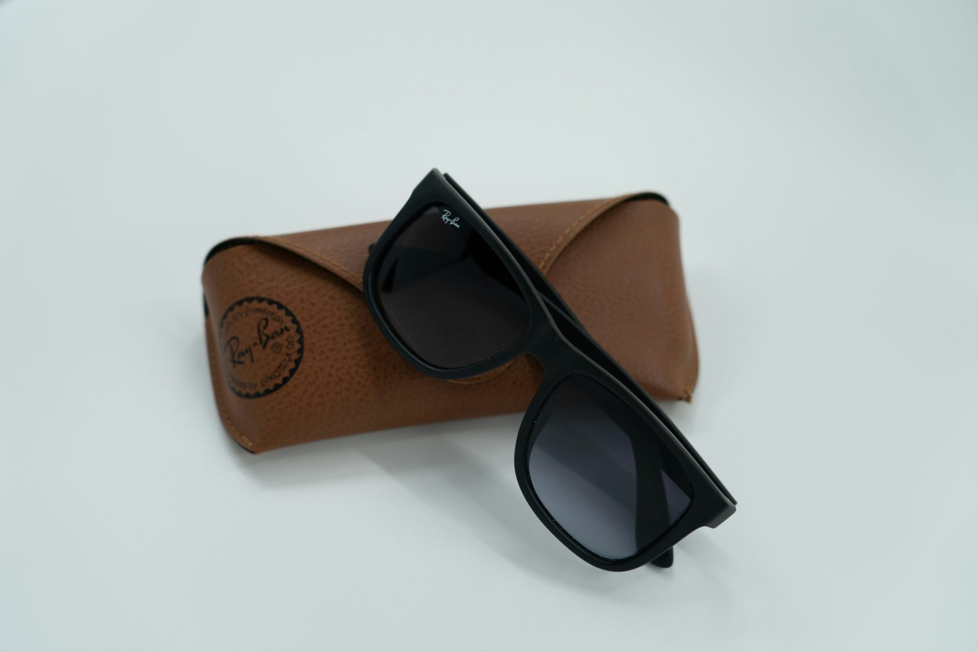 Black sunglasses with case